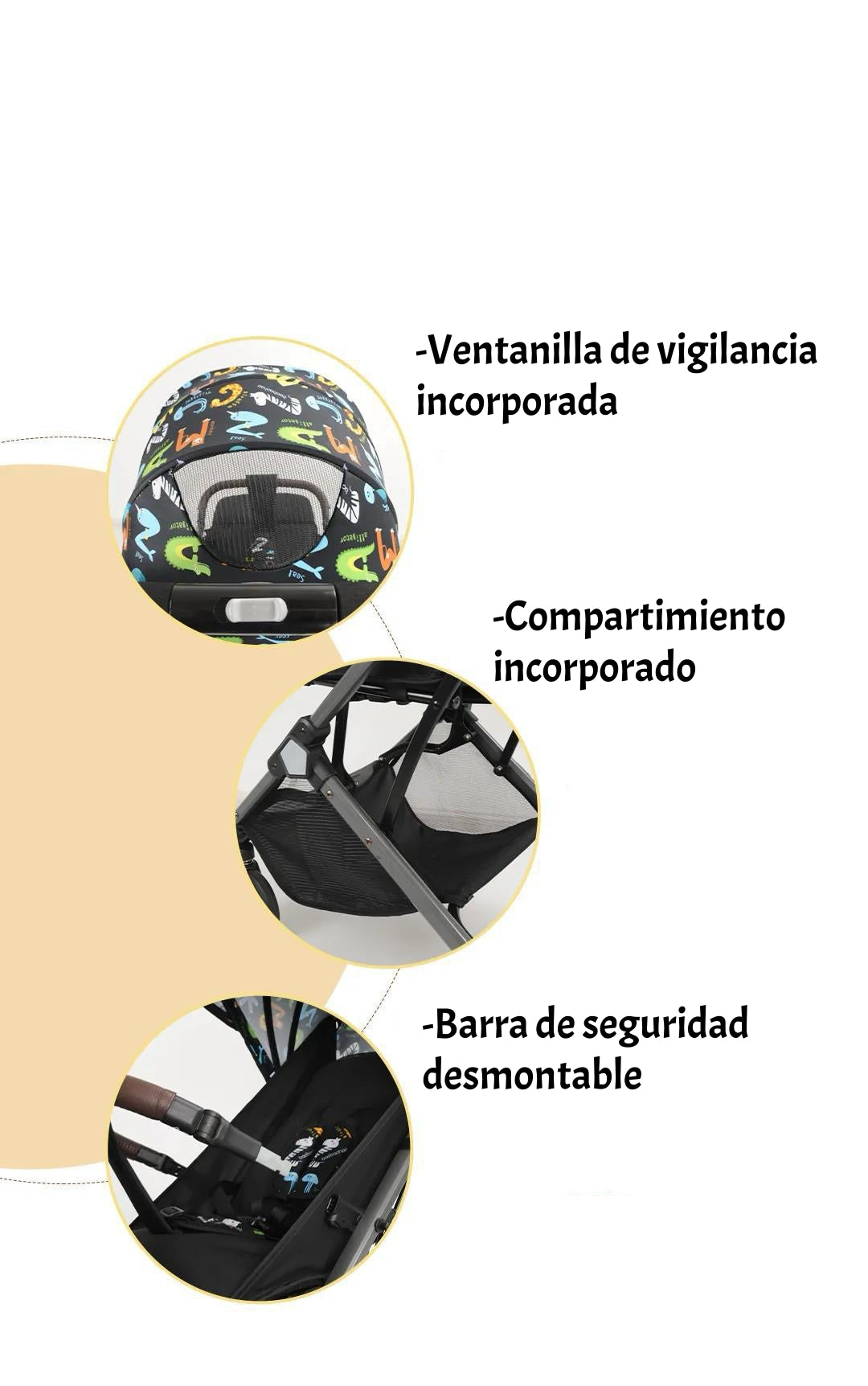 Coche De Paseo Tipo Maleta 0-3 años Milan Gris By LuBabycas