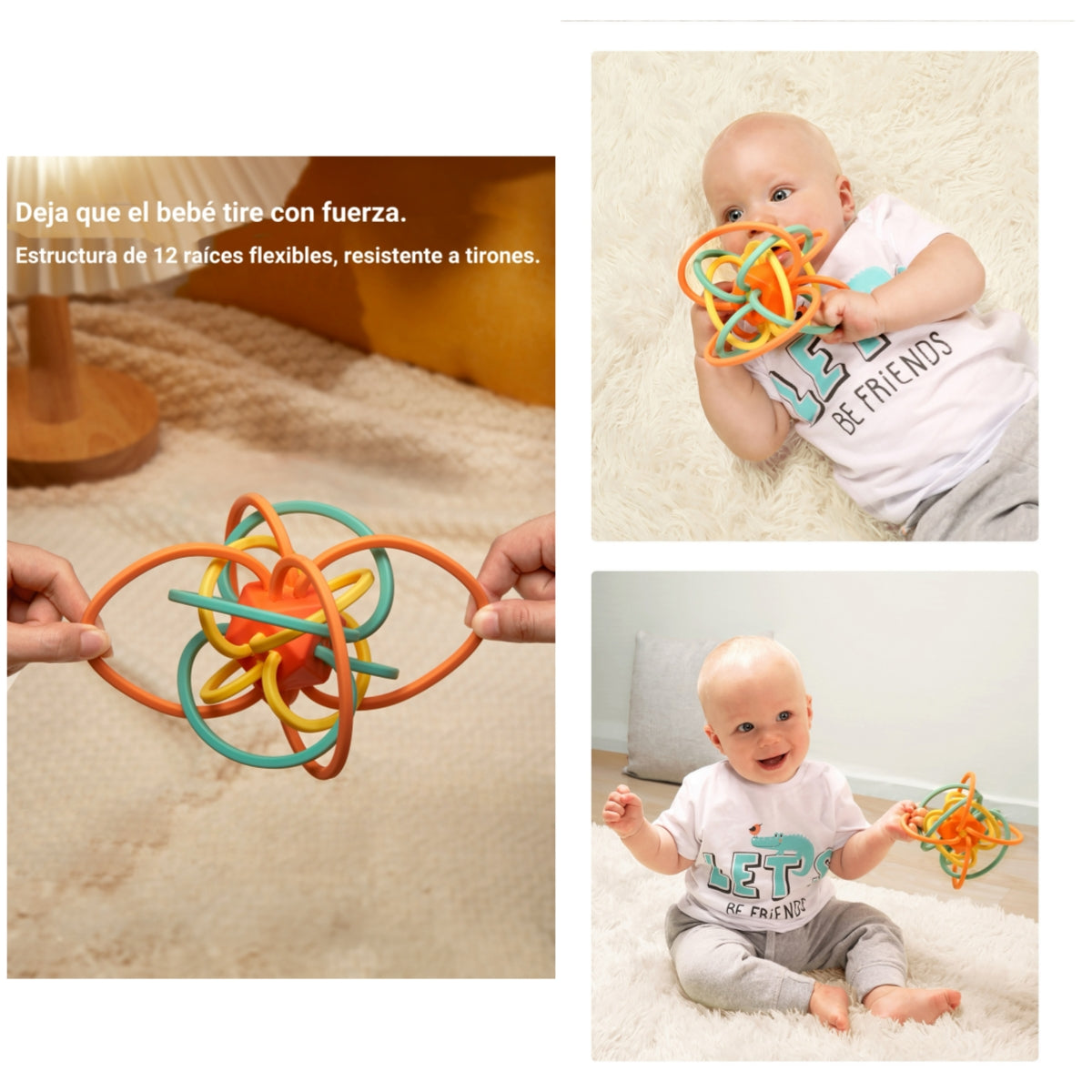 Juguete Estimulación Mordedor Sensorial TM113 LuBabycas