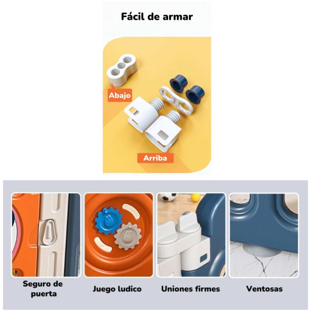 Corral Diverti-Go Con Alfombra y Pelotitas Lubabycas