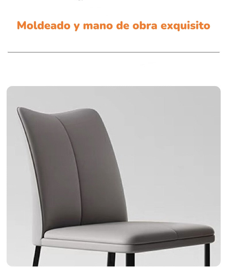 Pack 2 Sillas De Comedor Gris Seek By LuBabycas