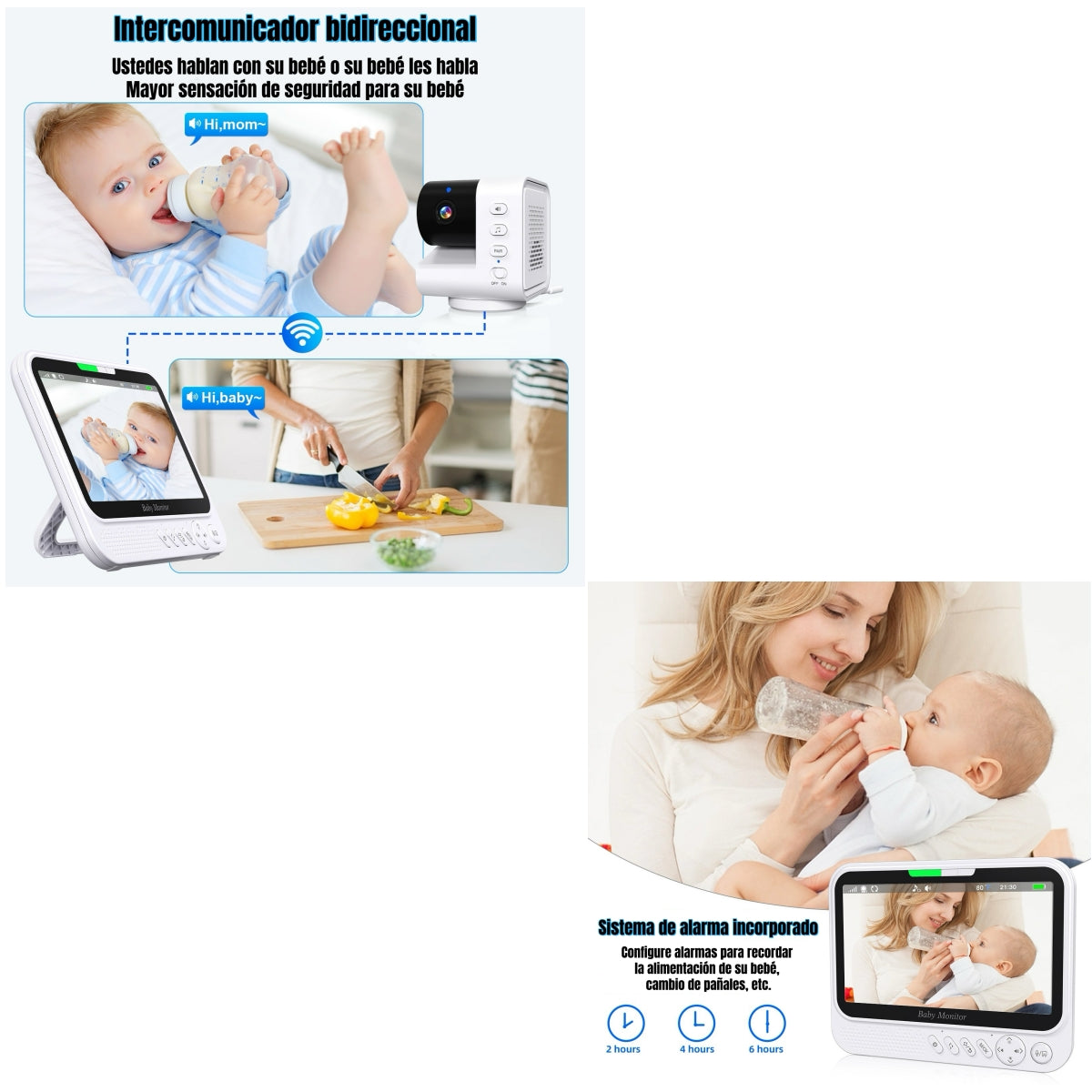 Cámara Monitor Inteligente Premium 7 1080P ABM790 LuBabycas