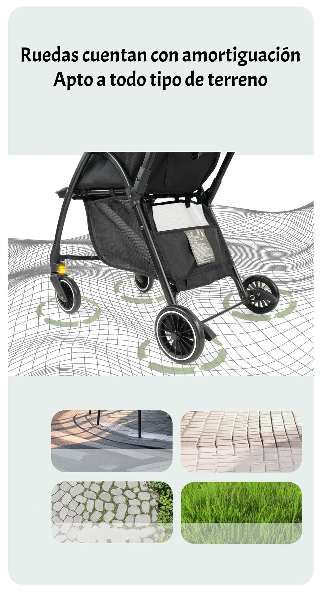 Coche De Paseo Últra Compacto Liviano Viena LuBabycas