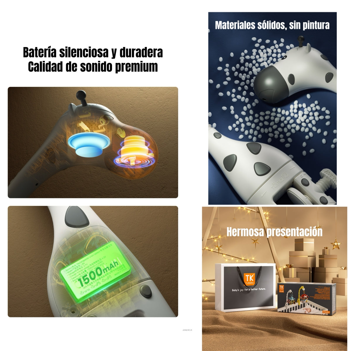 Móvil Y Proyector Luz Espanta Cuco Control TM177 LuBabycas