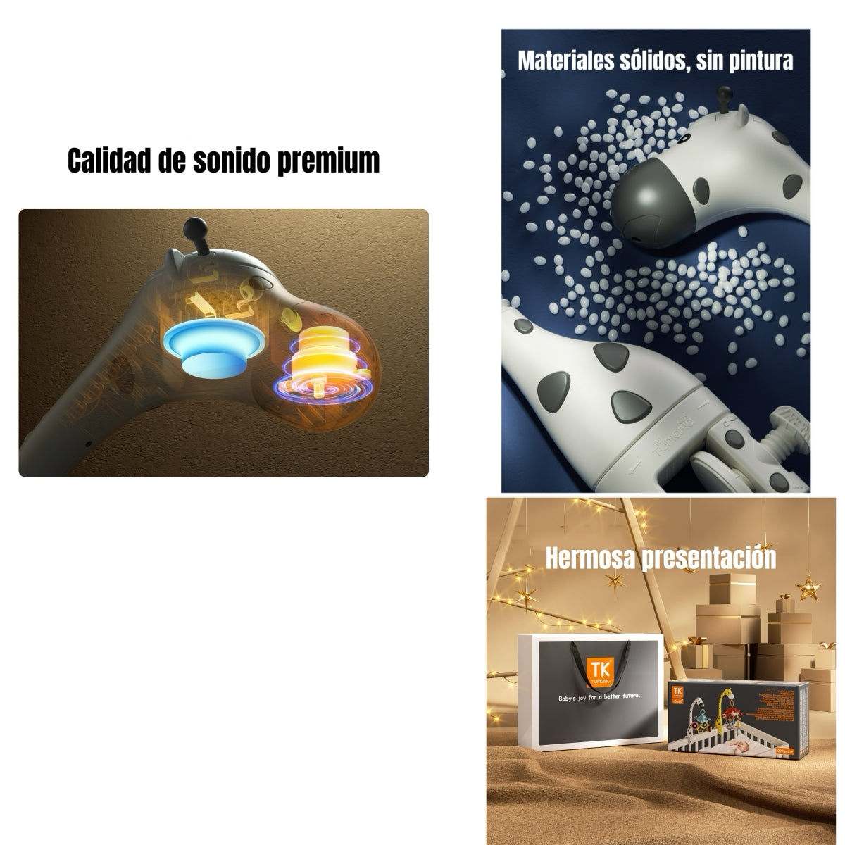 Móvil Y Proyector Luz Espanta Cuco Control TM177 LuBabycas