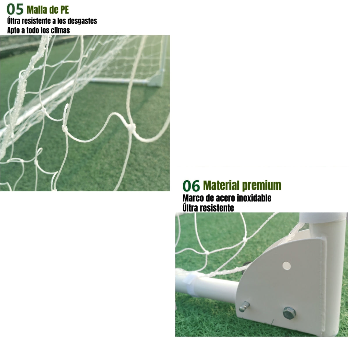 Arco De Fútbol 183x91cm Con Bolso De Transporte LuBabycas