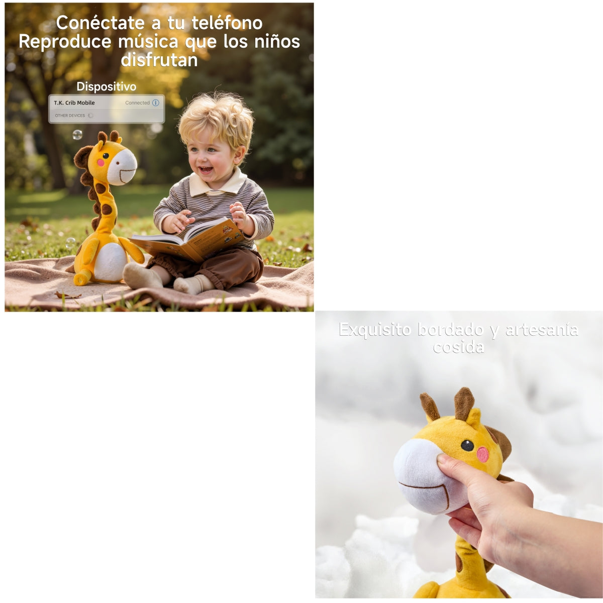 Juguete Musical Jirafa Interactiva 4 En 1 TM295 By LuBabycas