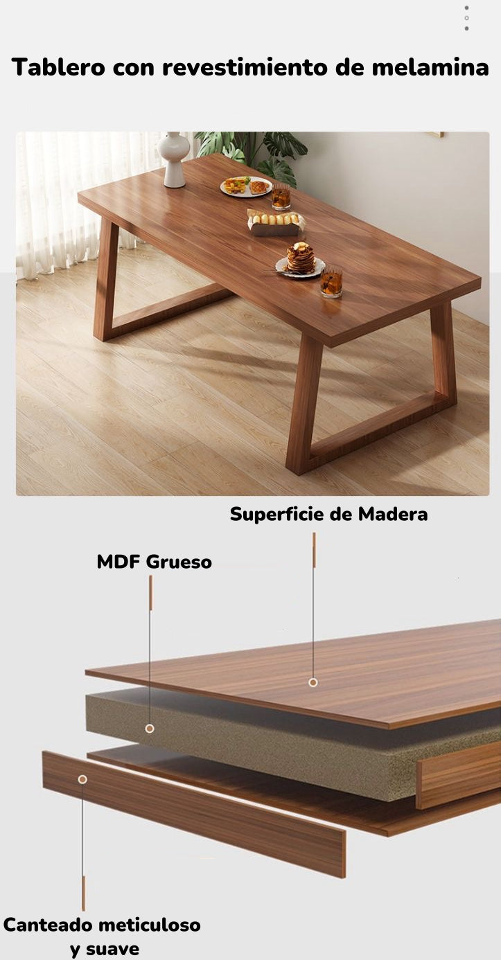 Comedor De Madera West 140/160/180cm By LuBabycas