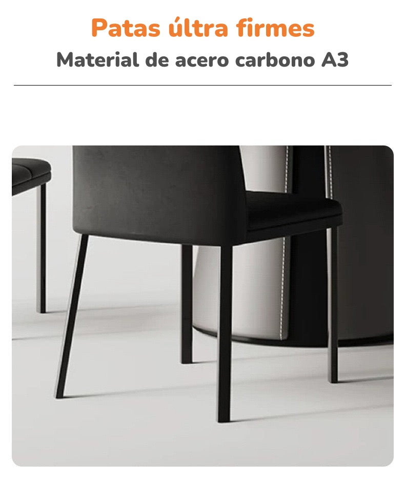 Pack 2 Sillas De Comedor Gris Seek By LuBabycas