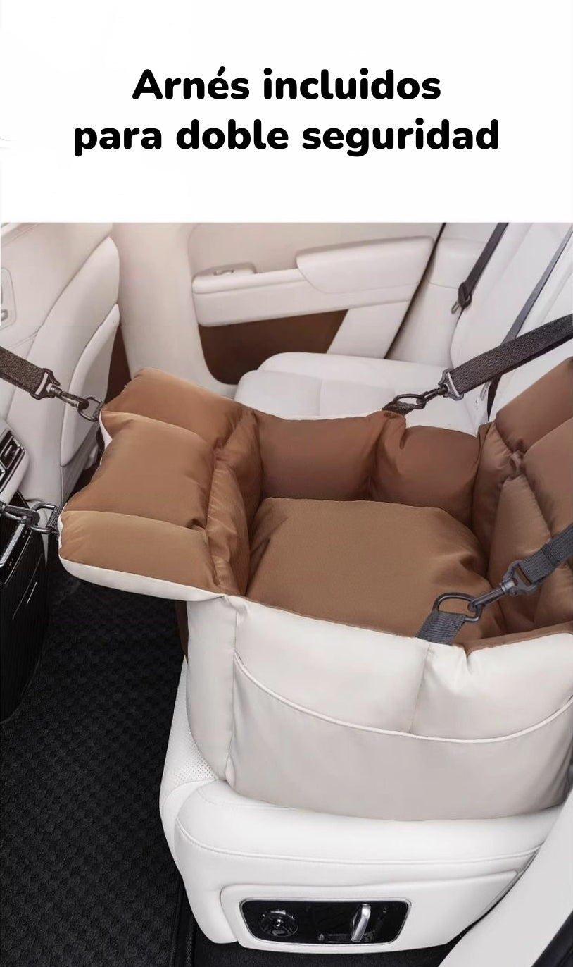 Bolso De Asiento Portatil Transportador 3 En 1 Mascota Auto