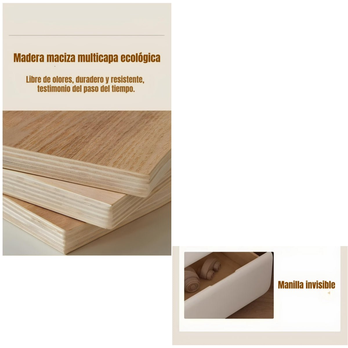 Velador Armado Cuero Sintético Manilla Invisible Model 4