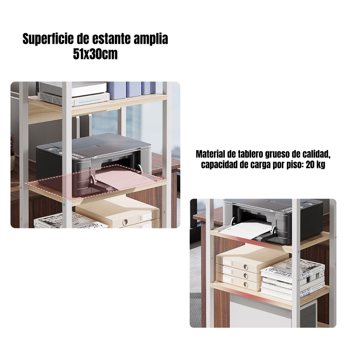 Estantes Repisas De 5 Niveles Movible 51x30x136cm JR5