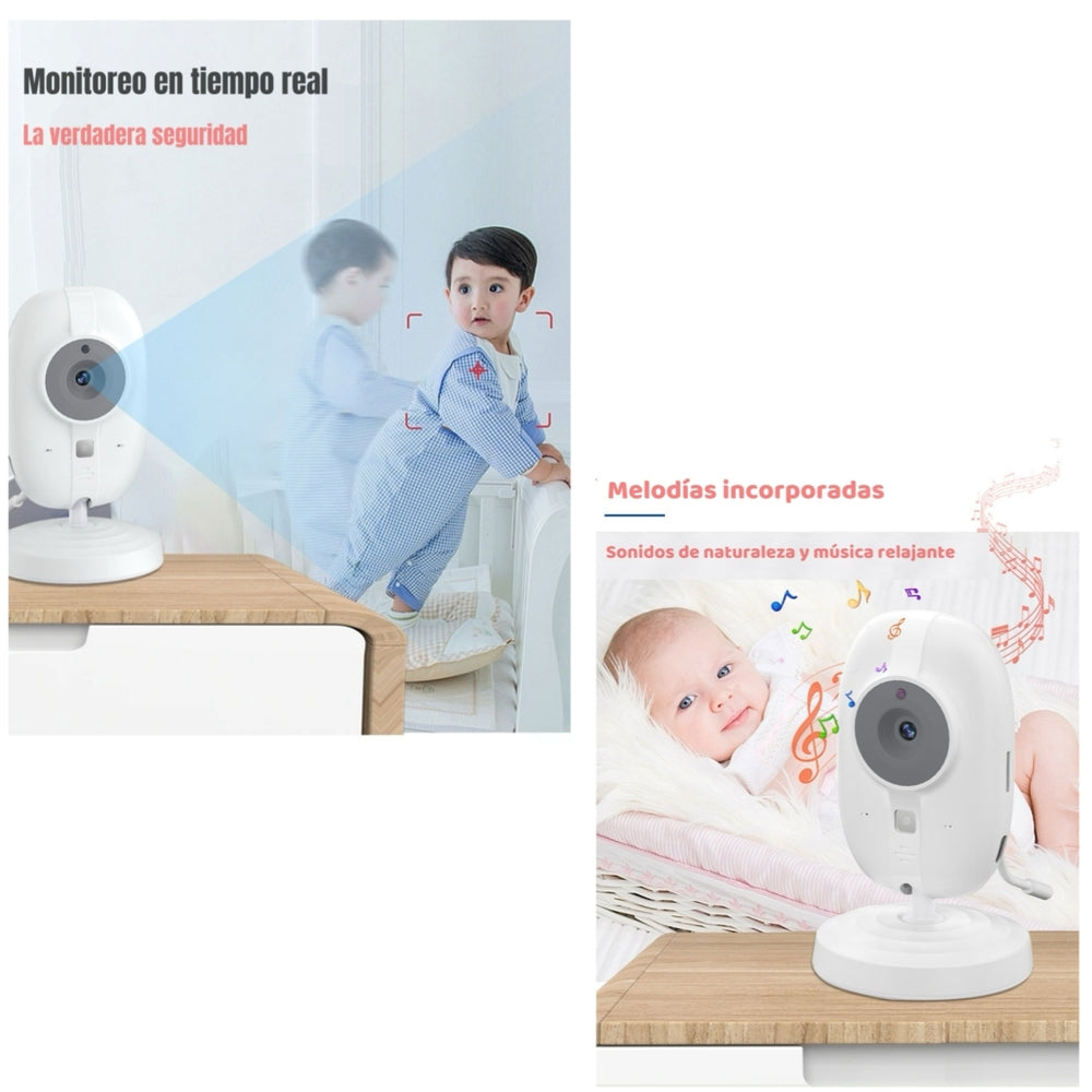 Cámara Monitor Inteligente 3.5″ Pantalla 720P LuBabycas