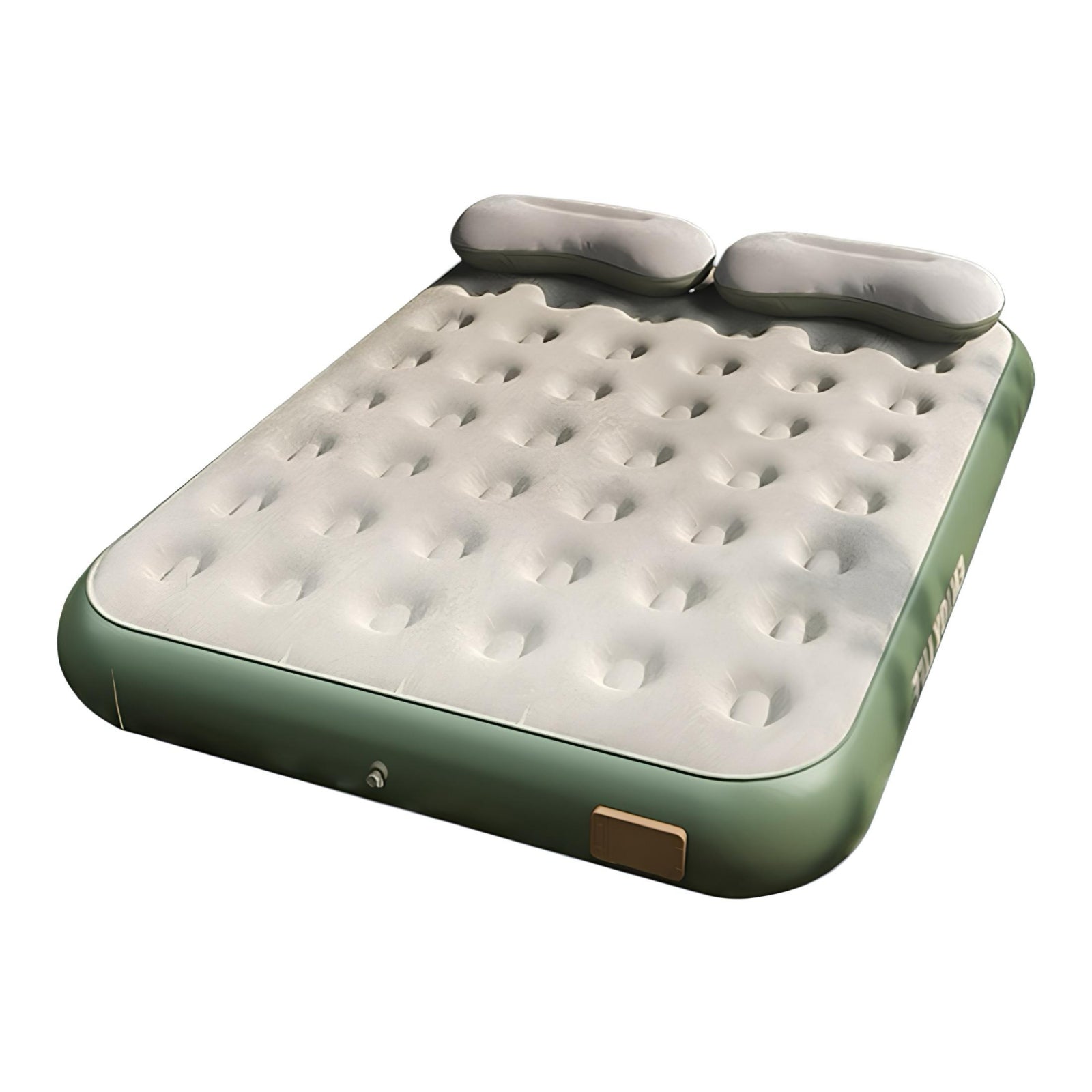 Colchón Cama Inflable Eléctrico Con Cojín Bolso 2 Plazas