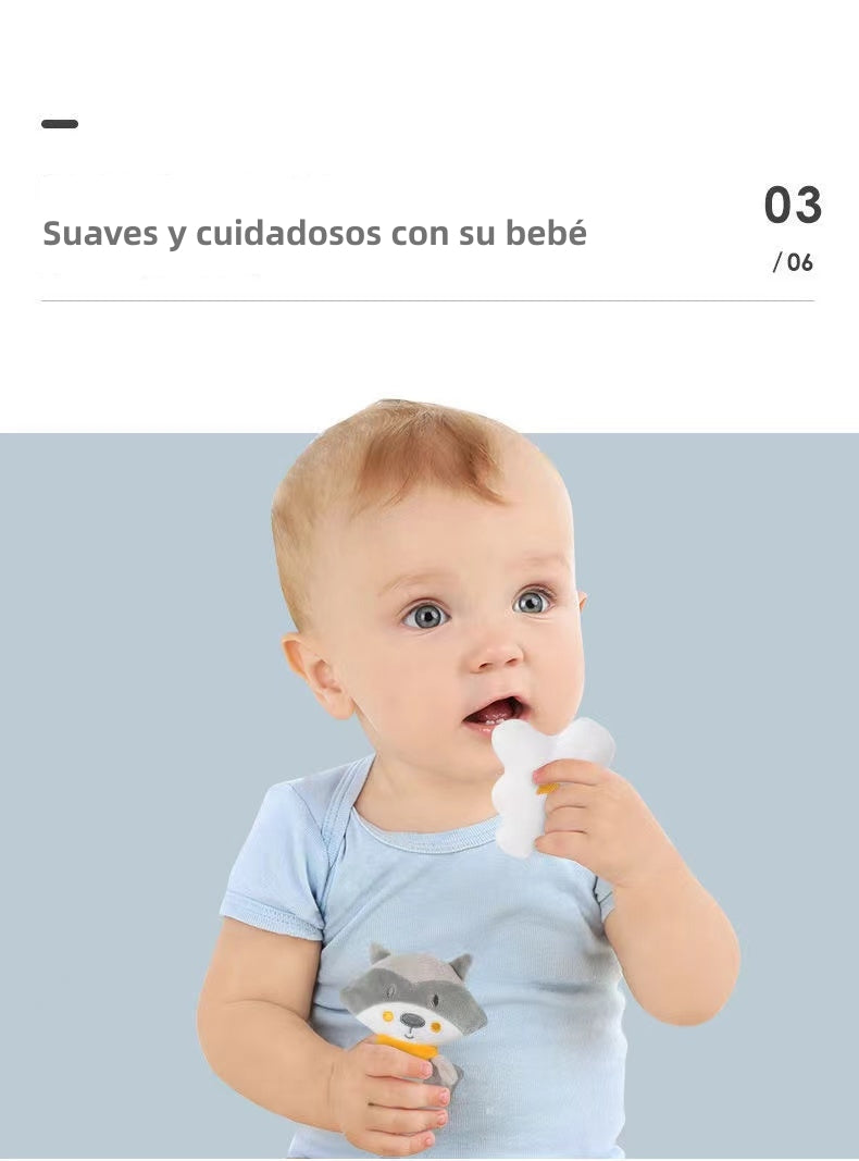 Móvil Musical 360° Con Caja Lubabycas Mapache