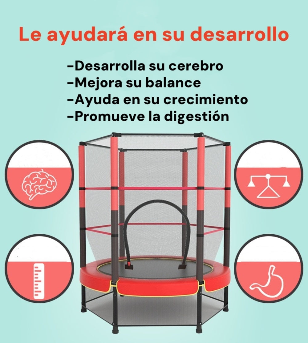 Cama Elástica Diseño Alto 140cm iFree Roasda LuBabycas