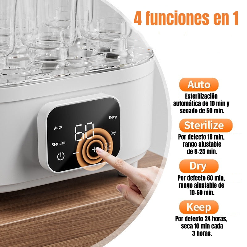 Esterilizador y Secador Eléctrico Mamaderas By LuBabycas