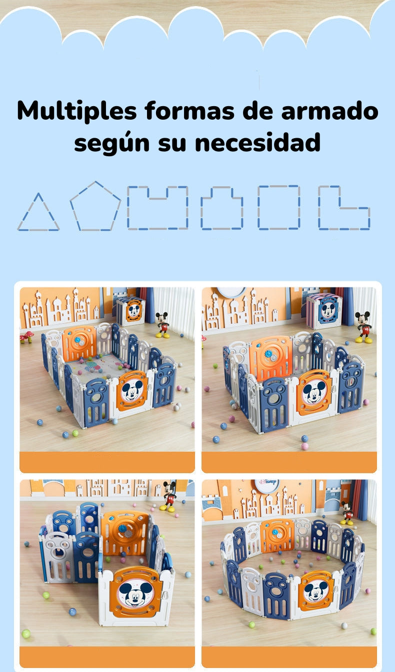 Corral 1.8*2.1m Rosado Con Alfombra Lubabycas