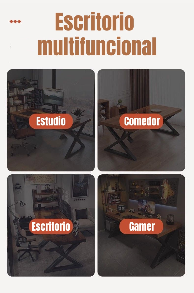 Escritorio Mesa Comedor Gamer Rain 120*60*75cm LuBabycas