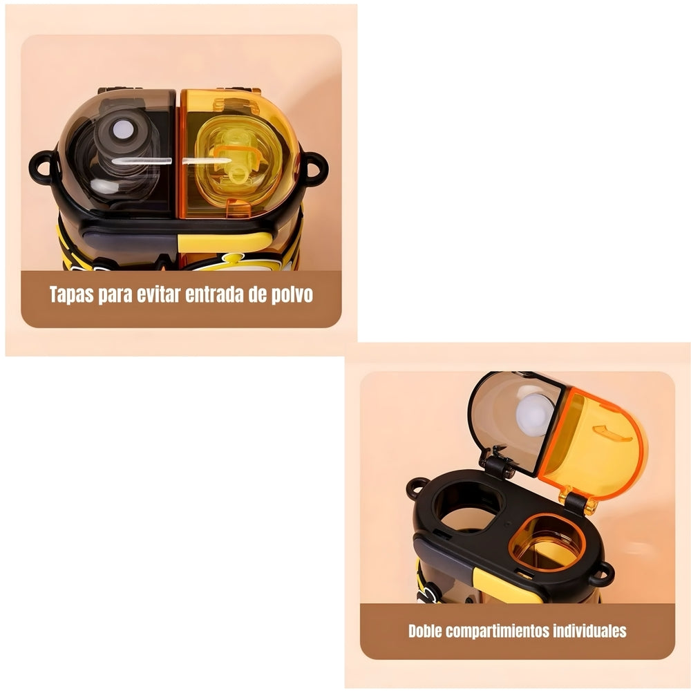 Botella de Agua Doble Para Niños 640ML By LuBabycas