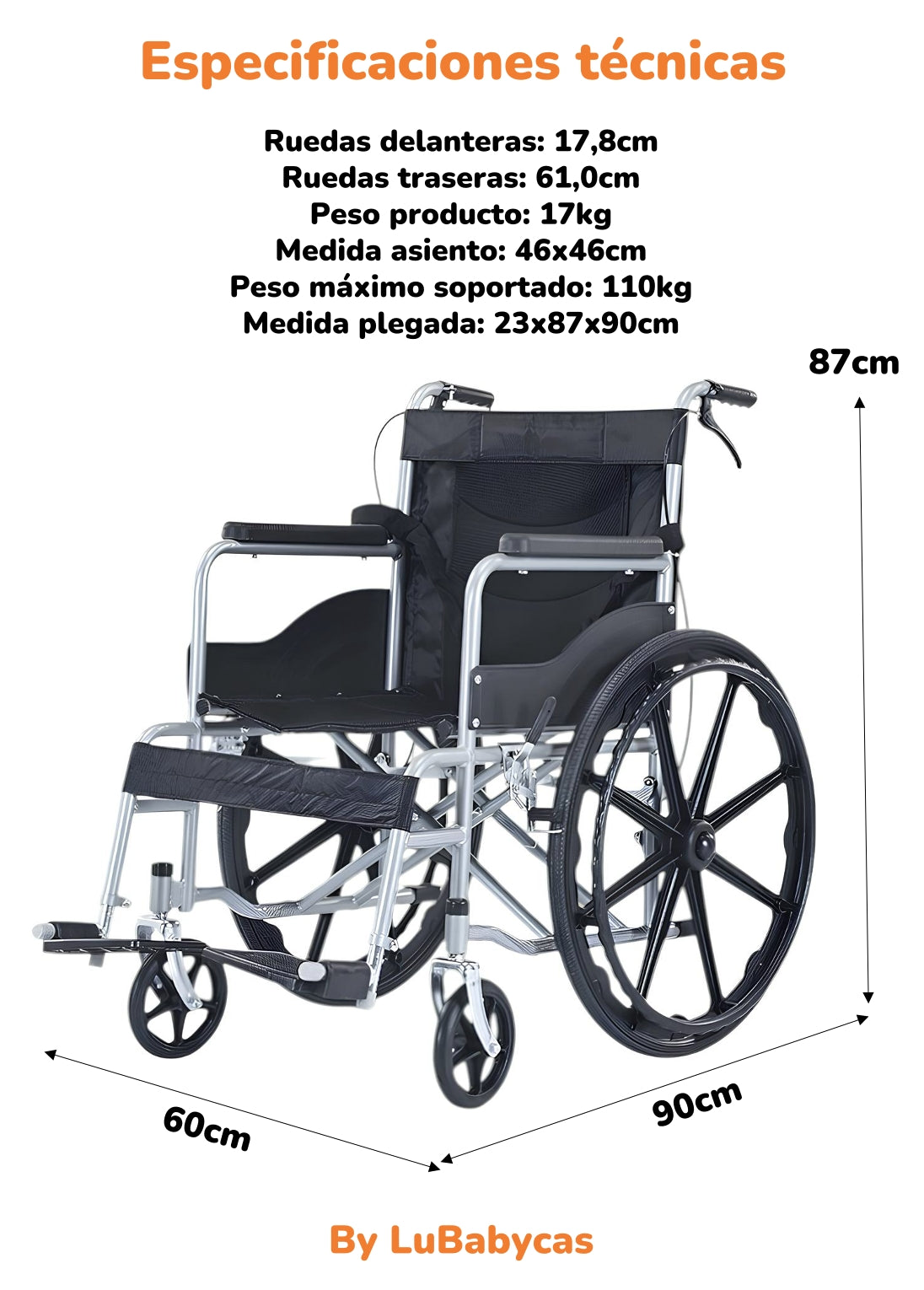 Silla De Ruedas Plegable Viene Armada Warm By LuBabycas