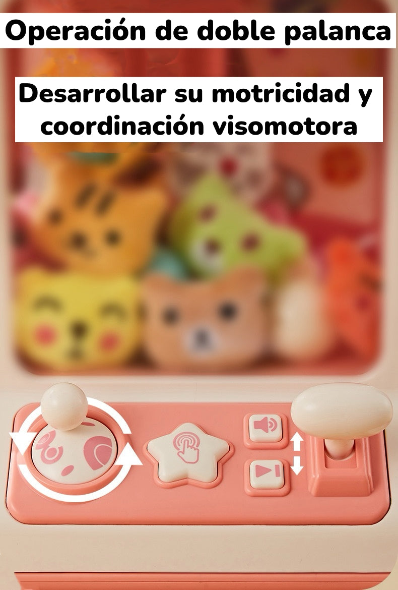 Juego Mini Maquina De Peluches Niños Rosada By LuBabycas