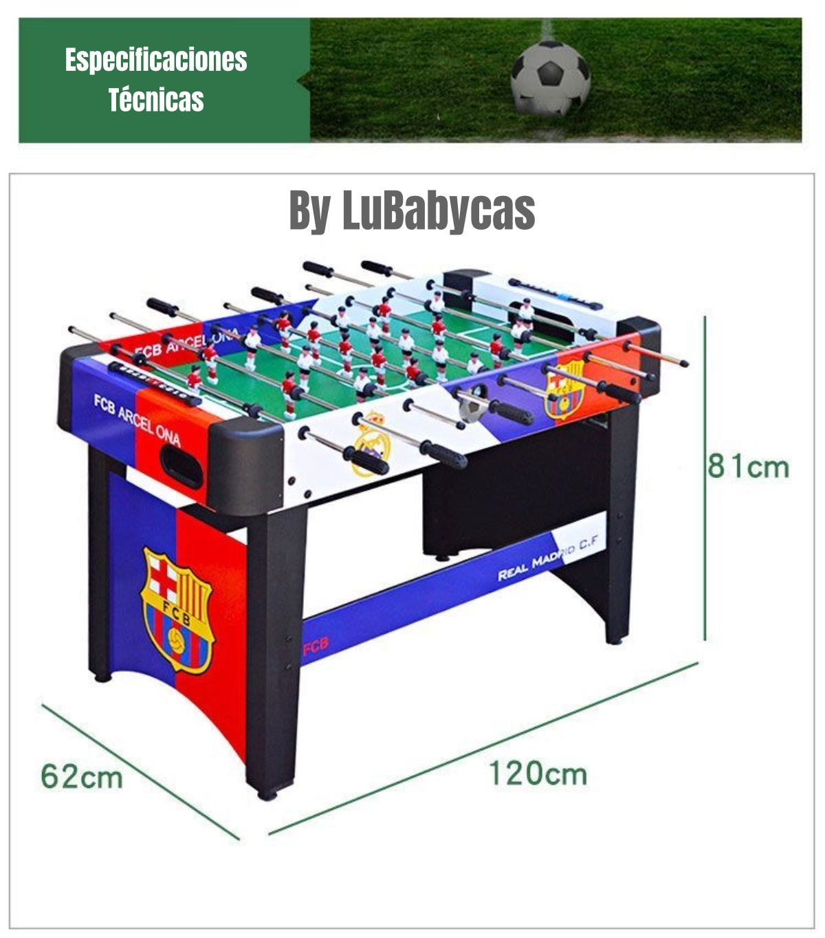 Taca Taca 120*62*81cm Club By LuBabycas