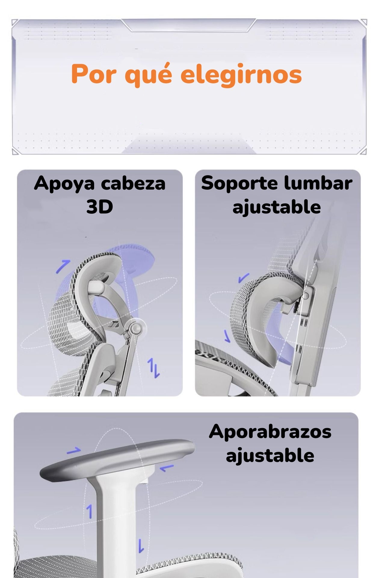 Silla De Escritorio Reclinable Reposapies Q9 By LuBabycas