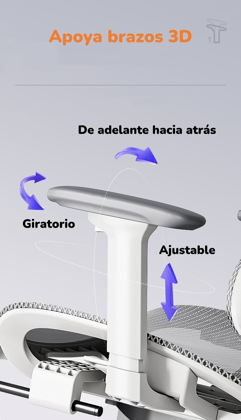 Silla De Escritorio Reclinable Reposapies Q9 By LuBabycas