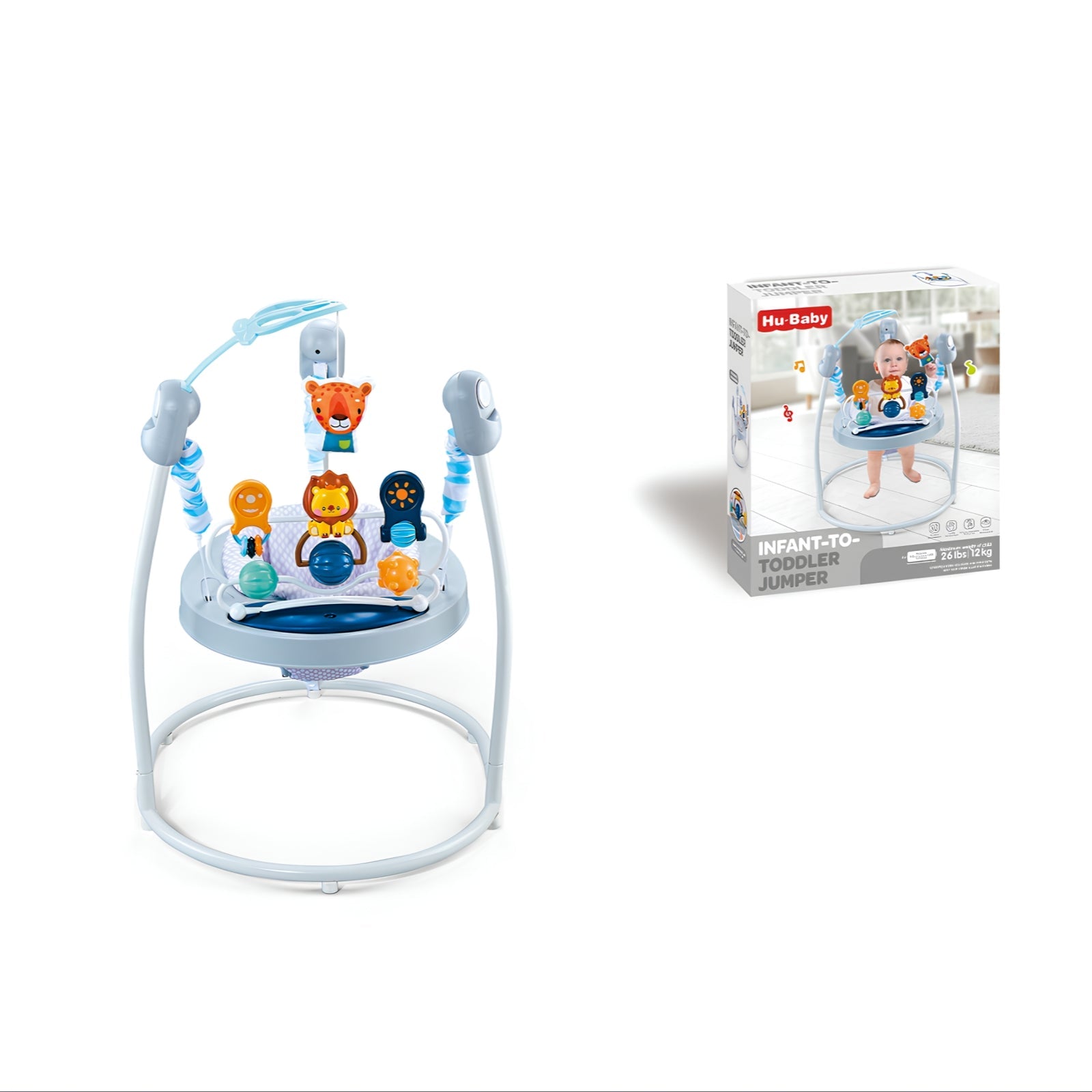 Saltarín Bebé Centro De Actividad Musical Smile LuBabycas