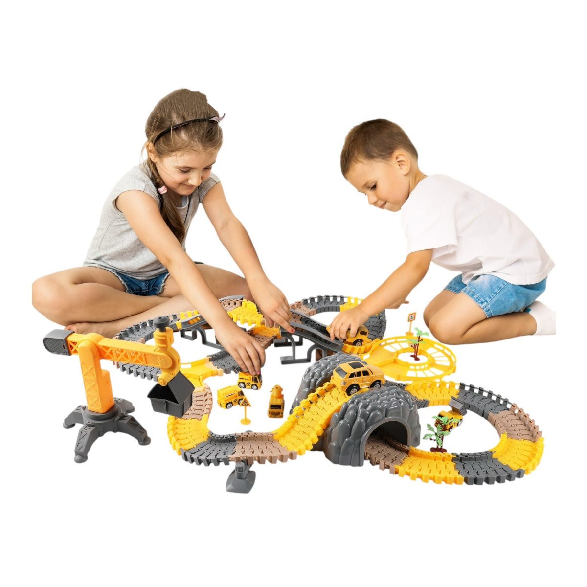 Juguete Autopista Eléctrica 249 Piezas TM208 LuBabycas