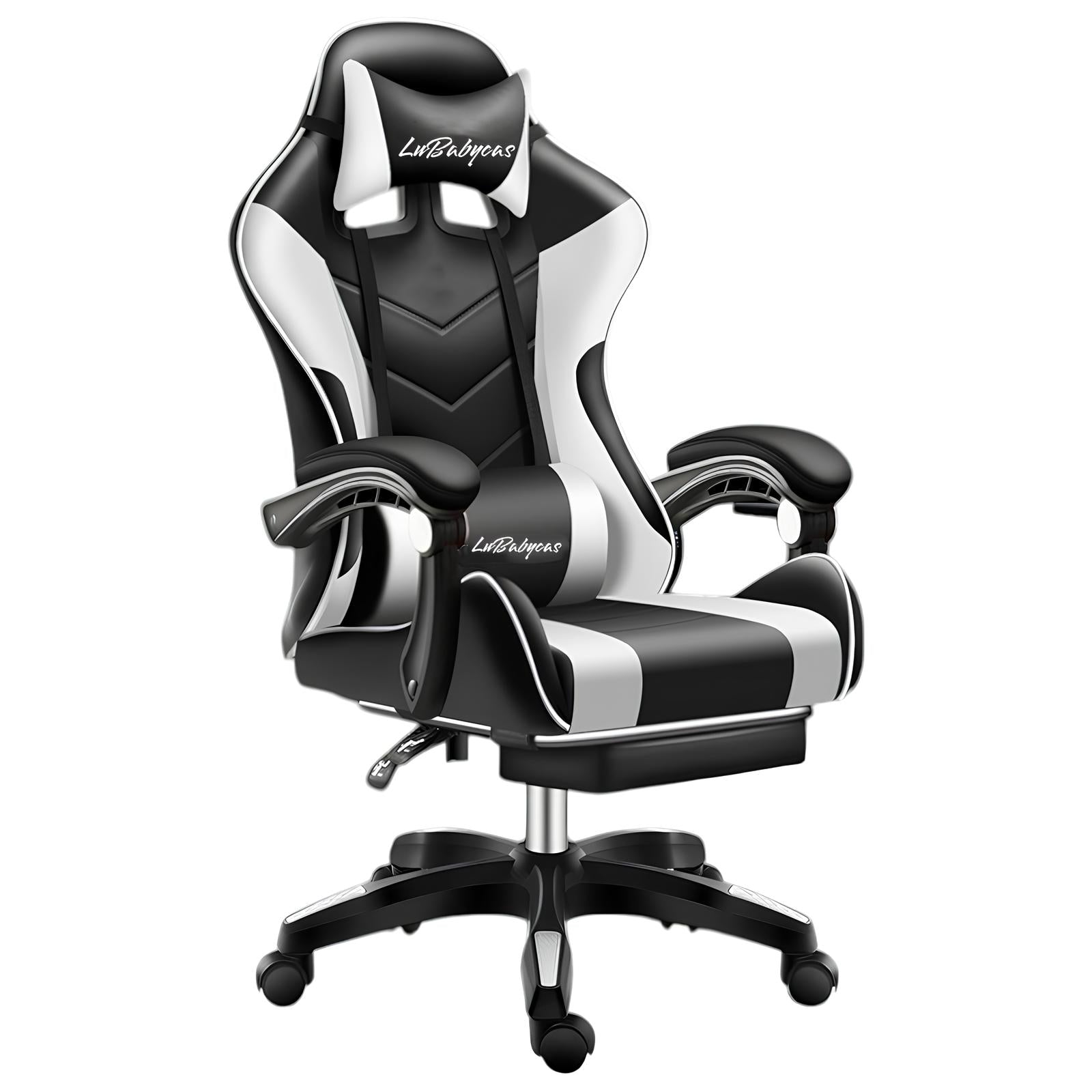 Silla Gamer Reclinable Con Reposa Pies Energy LuBabycas