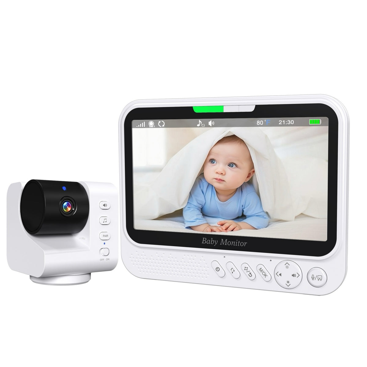 Cámara Monitor Inteligente Premium 7 1080P ABM790 LuBabycas