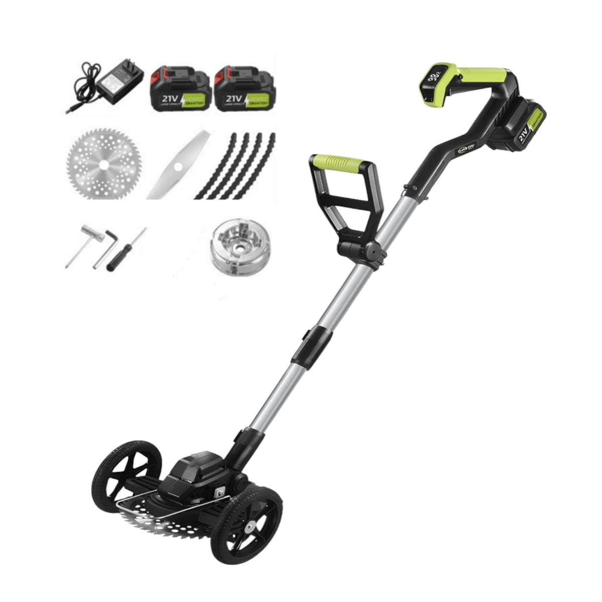 Orilladora De Pasto Eléctrica 2 Baterías Más Accesorios A01