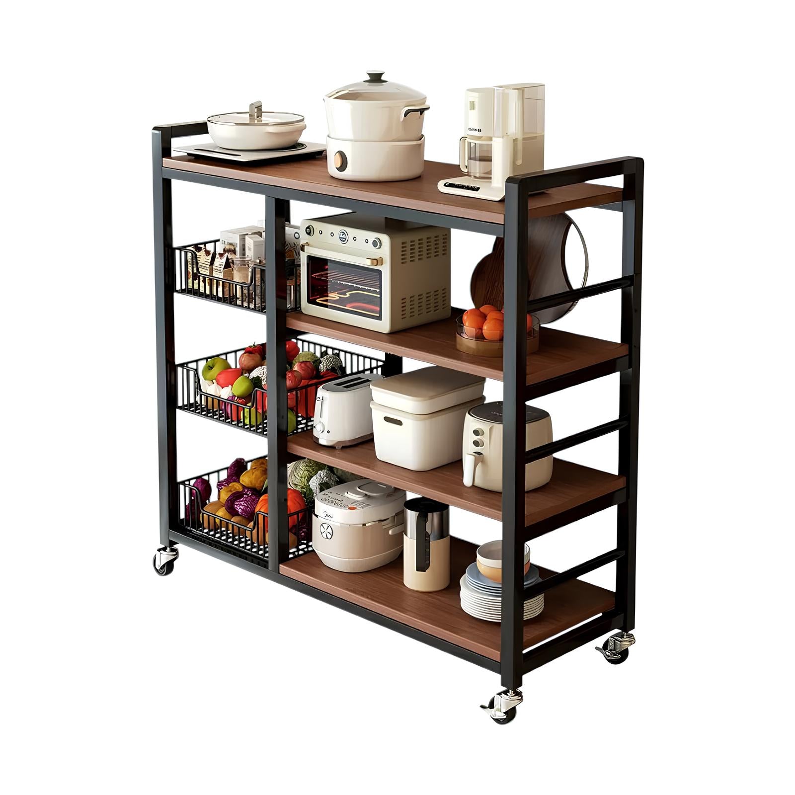 Estantes Organizador Repisa Cocina 4 Niveles 80cm