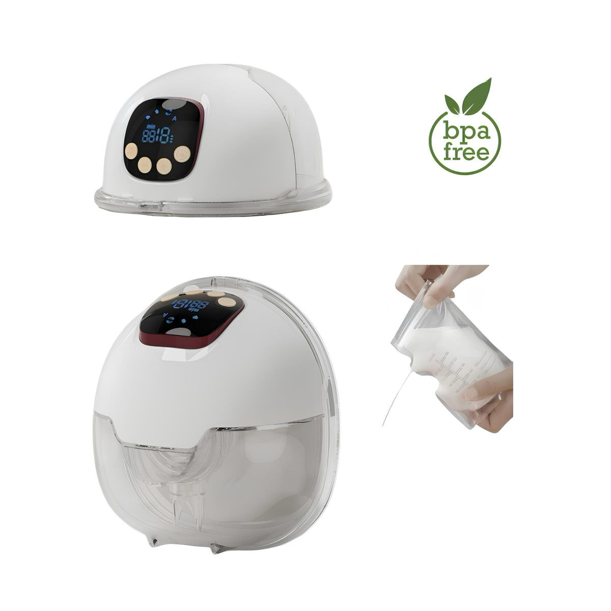 Extractor De Leche Eléctrico Portátil W210 LuBabycas