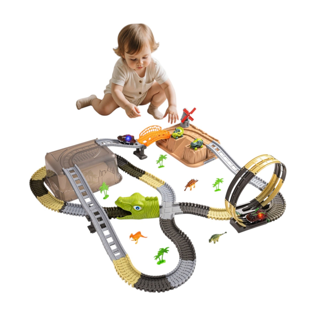 Juguete Didáctico Autopista Eléctrica Caja TM213 LuBabycas