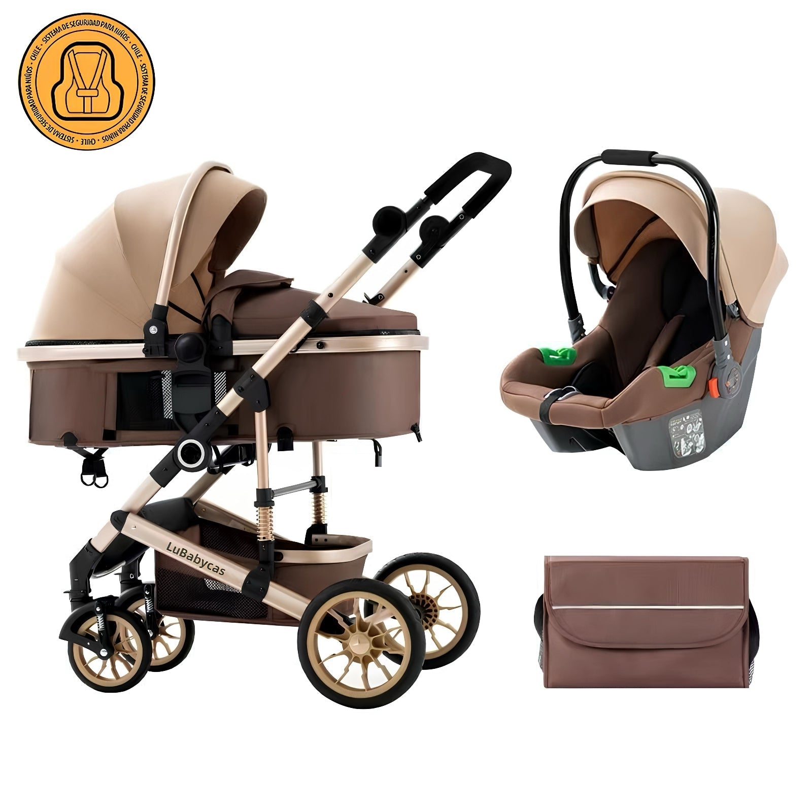 Coche Travel System Musso LuBabycas