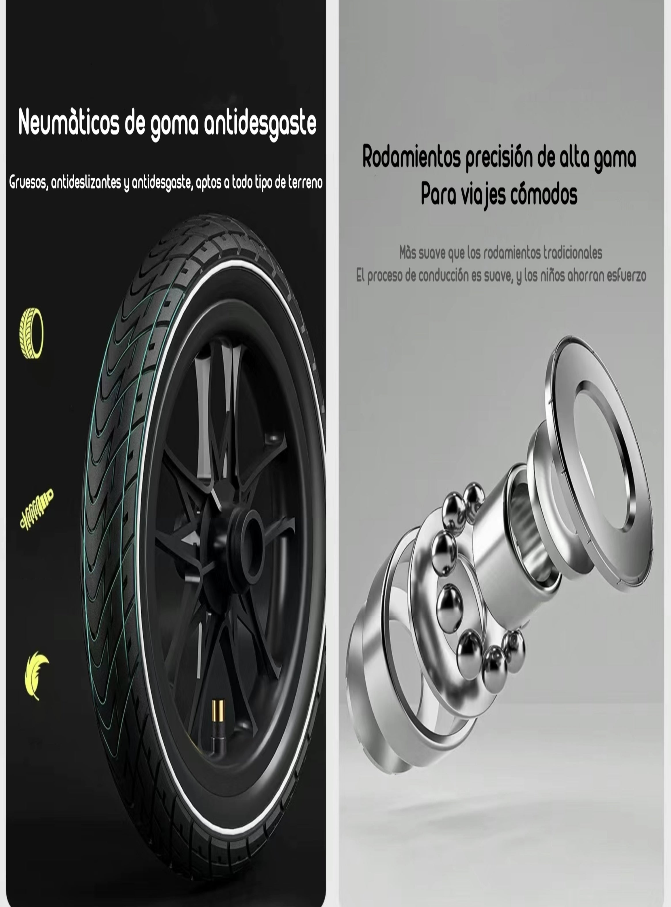 Bicicleta De Equilibrio Aprendizaje 2-8años Lubabycas Blanca