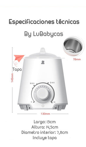 Calentador De Mamaderas 3 En 1 By Lubabycas