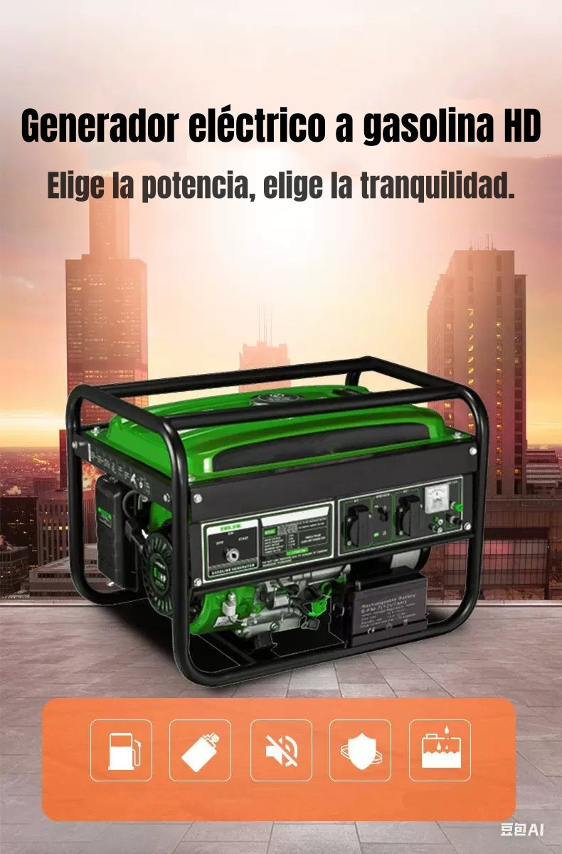 Generador Eléctrico A Gasolina OHV 2500W HD Rojo