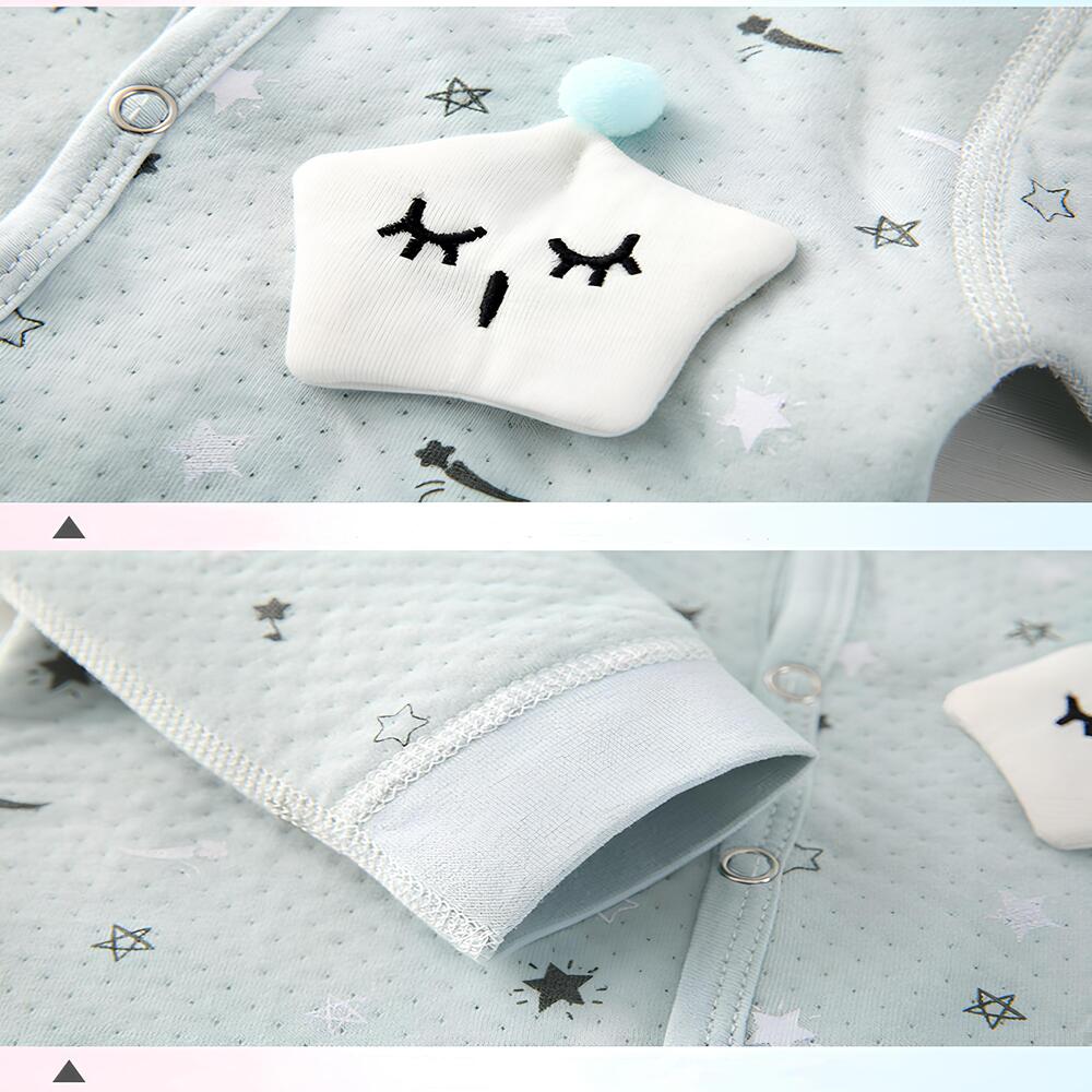Pack Ajuar Bebé Ropa Algodón 24 Piezas Celeste Lubabycas