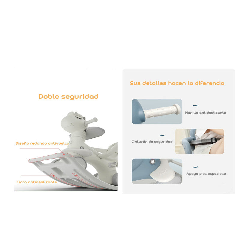 Correpasillo Mecedora Balance 3 En 1 LuBabycas