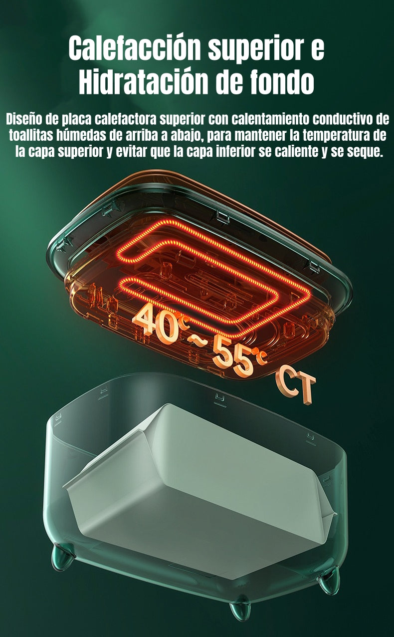 Calentador De Toallas Húmedas Wipes Blanco By LuBabycas