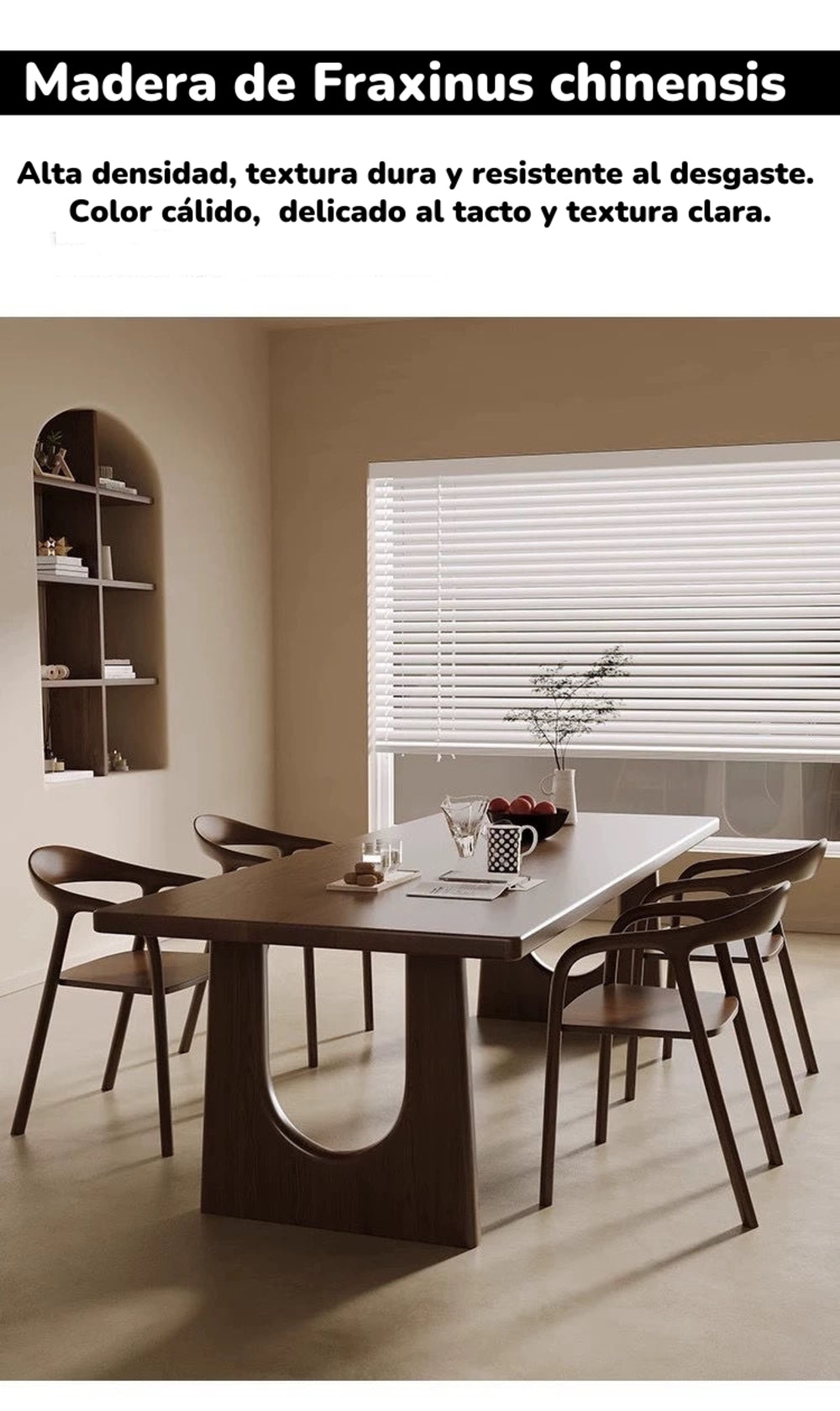 Comedor De Madera North 160/180cm By LuBabycas