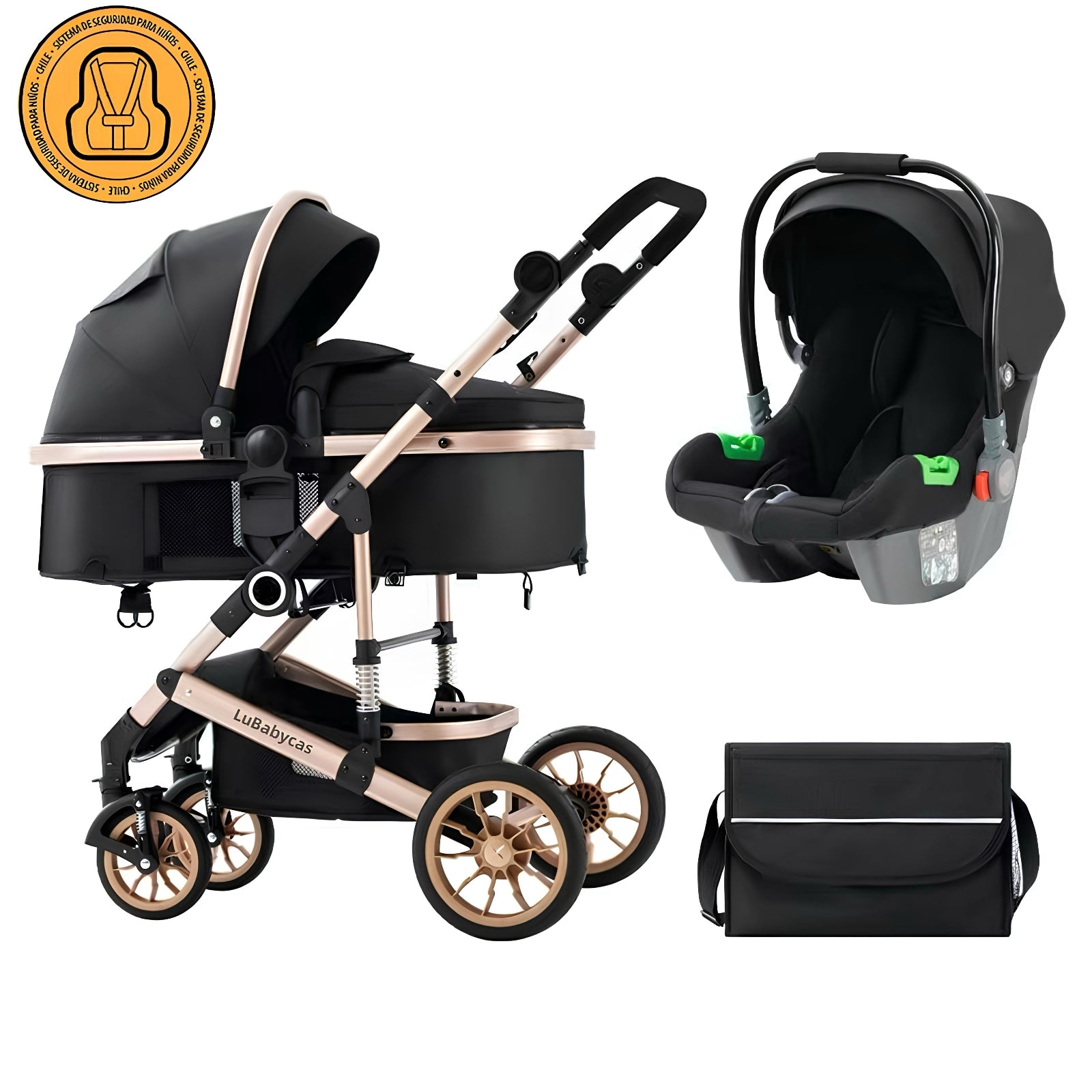 Coche Travel System Musso LuBabycas
