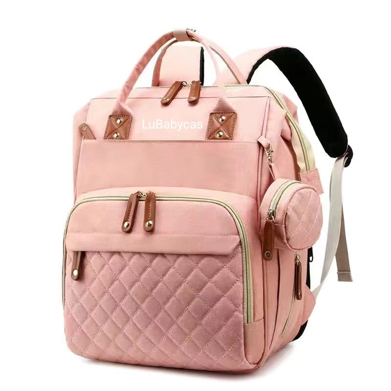 Mochila Maternal Con USB LuBabycas