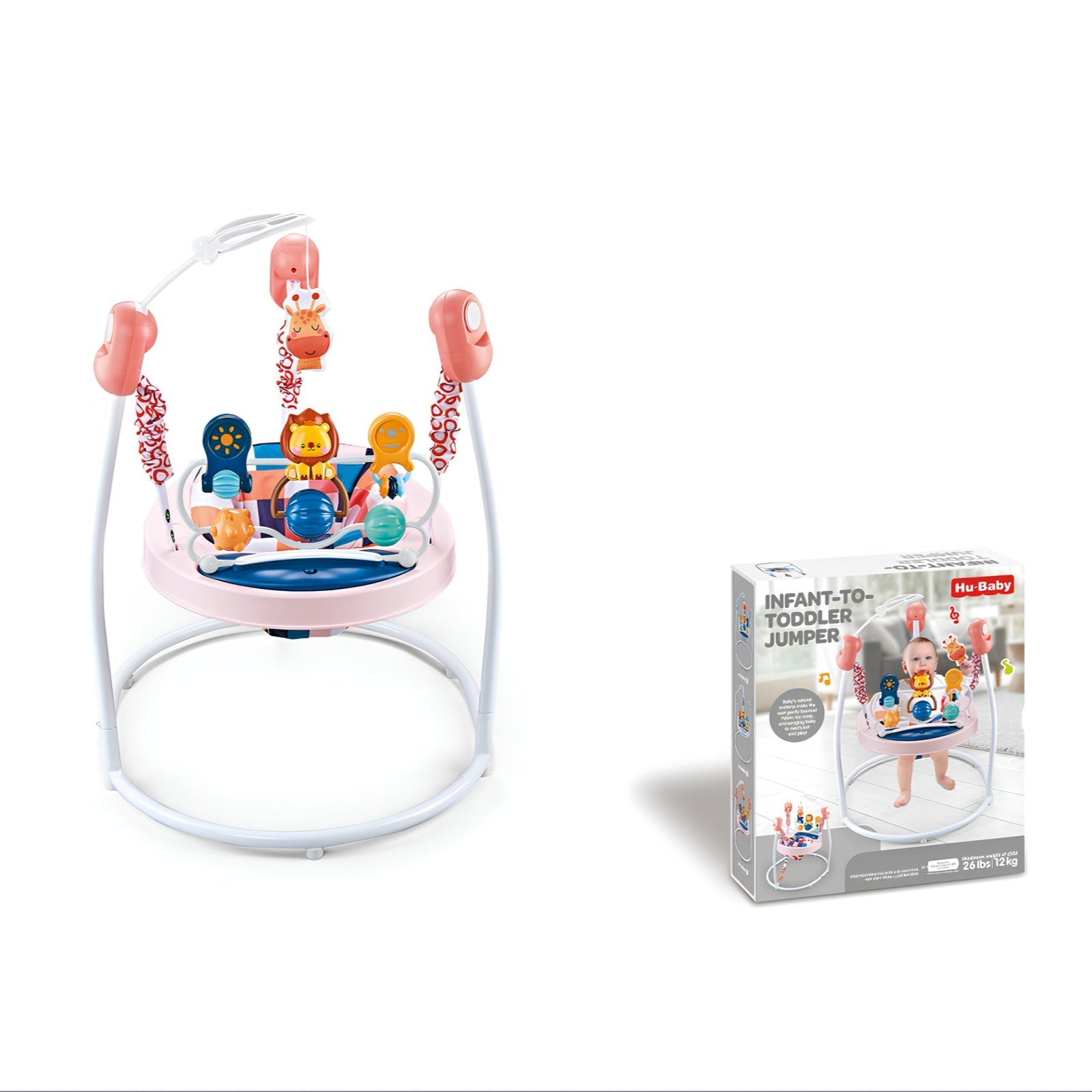 Saltarín Bebé Centro De Actividad Musical Smile LuBabycas