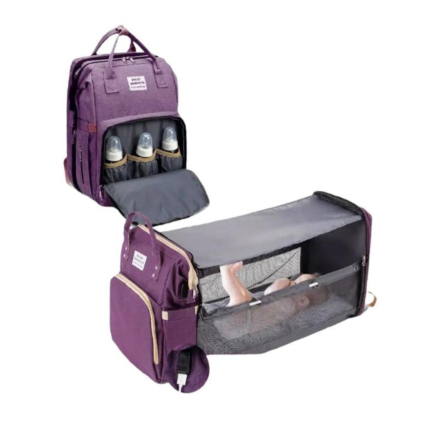 Mochila Maternal TD 2 En 1 By LuBabycas