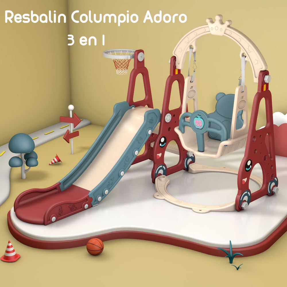 Resbalín Columpio 3 En 1 Lubabycas Amarillo