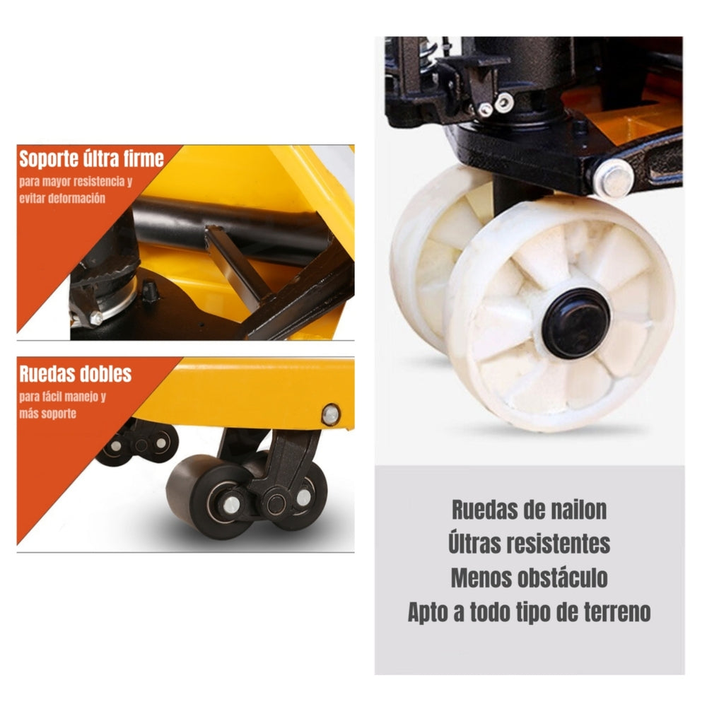 Transpaleta Manual Industrial 2000 Kilos 550mm